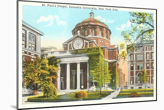 St. Paul's Chapel, Columbia University, New York City-null-Mounted Art Print