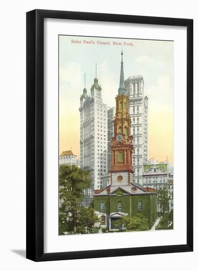 St. Paul's Chapel, New York City-null-Framed Art Print