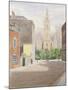 St. Paul's Church, Portland Square, from Surrey Street, 1825-Samuel Jackson-Mounted Giclee Print