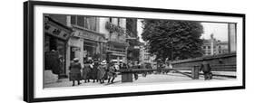 St Paul's Churchyard and a Tollgate, London, 1926-1927-Whiffin-Framed Giclee Print