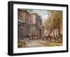 St. Paul's Churchyard-John Fulleylove-Framed Giclee Print