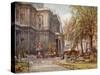 St. Paul's Churchyard-John Fulleylove-Stretched Canvas