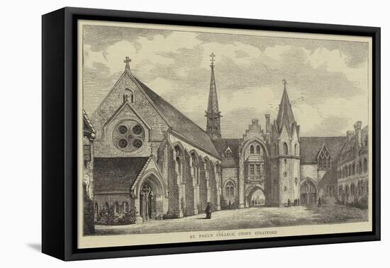 St Paul's College, Stony Stratford-Henry William Brewer-Framed Stretched Canvas