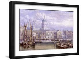 St Paul's from Bankside, London, 1883-William Richardson-Framed Giclee Print