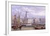 St Paul's from Bankside, London, 1883-William Richardson-Framed Giclee Print