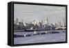 St. Paul's from Bankside-Julian Barrow-Framed Stretched Canvas