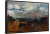 St Paul's from Hampstead Heath-Brenda Brin Booker-Framed Stretched Canvas