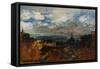 St Paul's from Hampstead Heath-Brenda Brin Booker-Framed Stretched Canvas