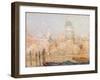 St. Paul's from the River: Morning Sun in Winter-Henri Eugene Augustin Le Sidaner-Framed Giclee Print