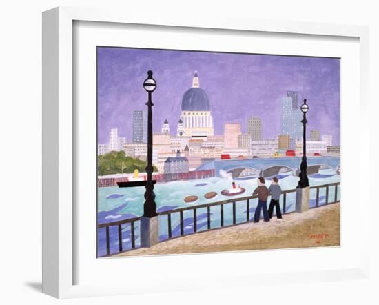 St.Paul's from the River-William Cooper-Framed Giclee Print