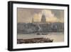 St.Paul's from the River-George Hyde Pownall-Framed Giclee Print