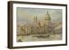 St. Paul's, from the Thames-English School-Framed Giclee Print