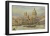 St. Paul's, from the Thames-English School-Framed Giclee Print