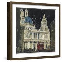 St. Paul's, Front Elevation, London-Susan Brown-Framed Giclee Print