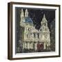 St. Paul's, Front Elevation, London-Susan Brown-Framed Giclee Print