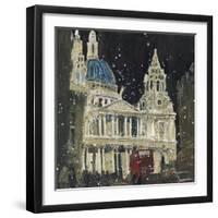 St. Paul's, Front Elevation, London-Susan Brown-Framed Giclee Print