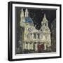 St. Paul's, Front Elevation, London-Susan Brown-Framed Giclee Print