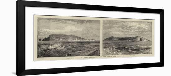 St Paul's Island, Scene of the Loss of the Megaera-William Henry James Boot-Framed Giclee Print