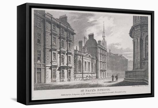 St Paul's School, London, 1807-Samuel Rawle-Framed Stretched Canvas