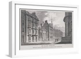 St Paul's School, London, 1807-Samuel Rawle-Framed Giclee Print