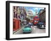 St Paul's Street Scene-Dominic Davison-Framed Art Print