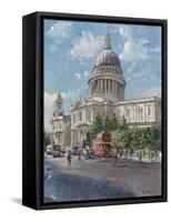 St Paul's, Sun After Rain, 2010-Peter Brown-Framed Stretched Canvas