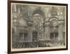 St Paul's, View under the Dome During the Service-null-Framed Giclee Print