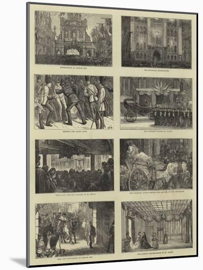 St Paul's-Edward Frederick Brewtnall-Mounted Giclee Print