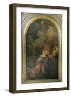 St. Paul Saved from a Shipwreck Off Malta, Altarpiece of the Chapel of St. Peter and St. Paul in…-Benjamin West-Framed Giclee Print