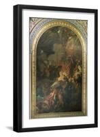 St. Paul Saved from a Shipwreck Off Malta, Altarpiece of the Chapel of St. Peter and St. Paul in…-Benjamin West-Framed Giclee Print