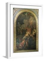 St. Paul Saved from a Shipwreck Off Malta, Altarpiece of the Chapel of St. Peter and St. Paul in…-Benjamin West-Framed Giclee Print