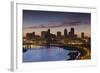 St Paul Skyline from Indian Mounds, Minneapolis, Minnesota, USA-Walter Bibikow-Framed Photographic Print