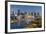 St Paul, Skyline from Mississippi River, Minneapolis, Minnesota, USA-Walter Bibikow-Framed Photographic Print