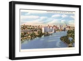 St. Paul Skyline, Minnesota-null-Framed Art Print