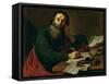 St. Paul the Apostle-Claude Vignon-Framed Stretched Canvas