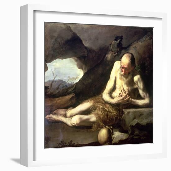 St. Paul the Hermit-Jusepe de Ribera-Framed Giclee Print