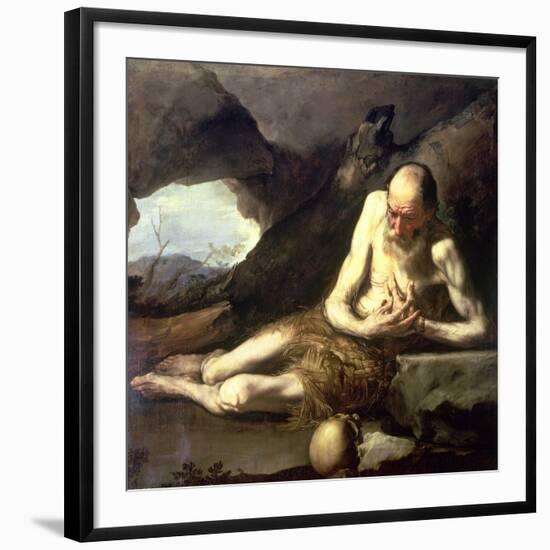 St. Paul the Hermit-Jusepe de Ribera-Framed Giclee Print