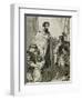 St. Paulinus of Nola (355-431)-null-Framed Giclee Print