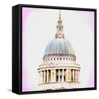 St Pauls Cathedral Dome-Tosh-Framed Stretched Canvas