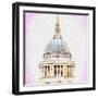 St Pauls Cathedral Dome-Tosh-Framed Art Print