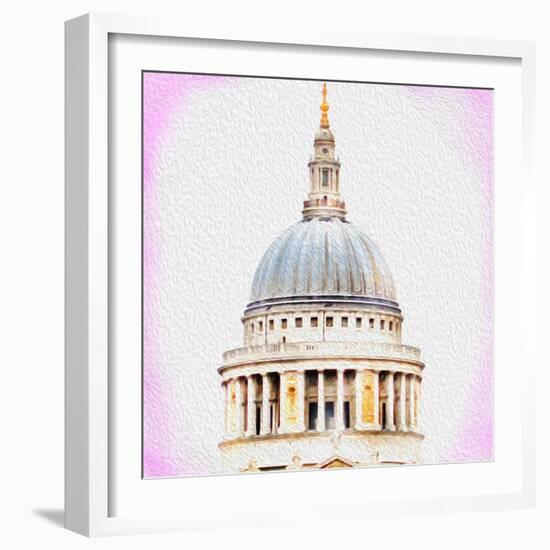 St Pauls Cathedral Dome-Tosh-Framed Art Print