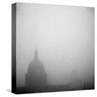 St Pauls Cathedral in Fog-Tosh-Stretched Canvas