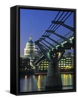 St Pauls Cathedral, London, England-Doug Pearson-Framed Stretched Canvas