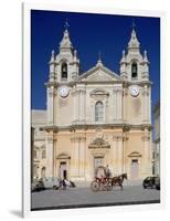 St Pauls Cathedral, Mdina, Malta-Peter Thompson-Framed Photographic Print