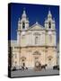 St Pauls Cathedral, Mdina, Malta-Peter Thompson-Stretched Canvas