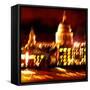 St Pauls Cathedral Night, London-Tosh-Framed Stretched Canvas