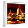 St Pauls Cathedral Night, London-Tosh-Framed Art Print