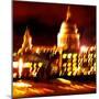 St Pauls Cathedral Night, London-Tosh-Mounted Art Print