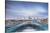 St. Pauls Cathedral, seen across Millennium Bridge, City of London, London, England, United Kingdom-Matthew Williams-Ellis-Stretched Canvas