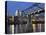 St Pauls Cathedral Seen across the Millennium Bridge-Julian Love-Stretched Canvas